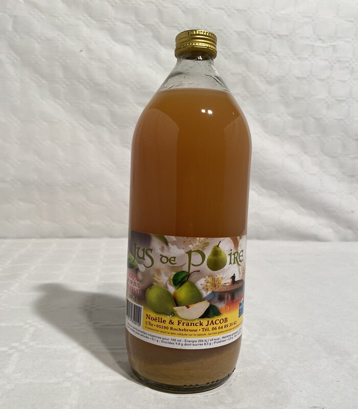 Bouteille de jus Poire 100 % fruits 1 litre